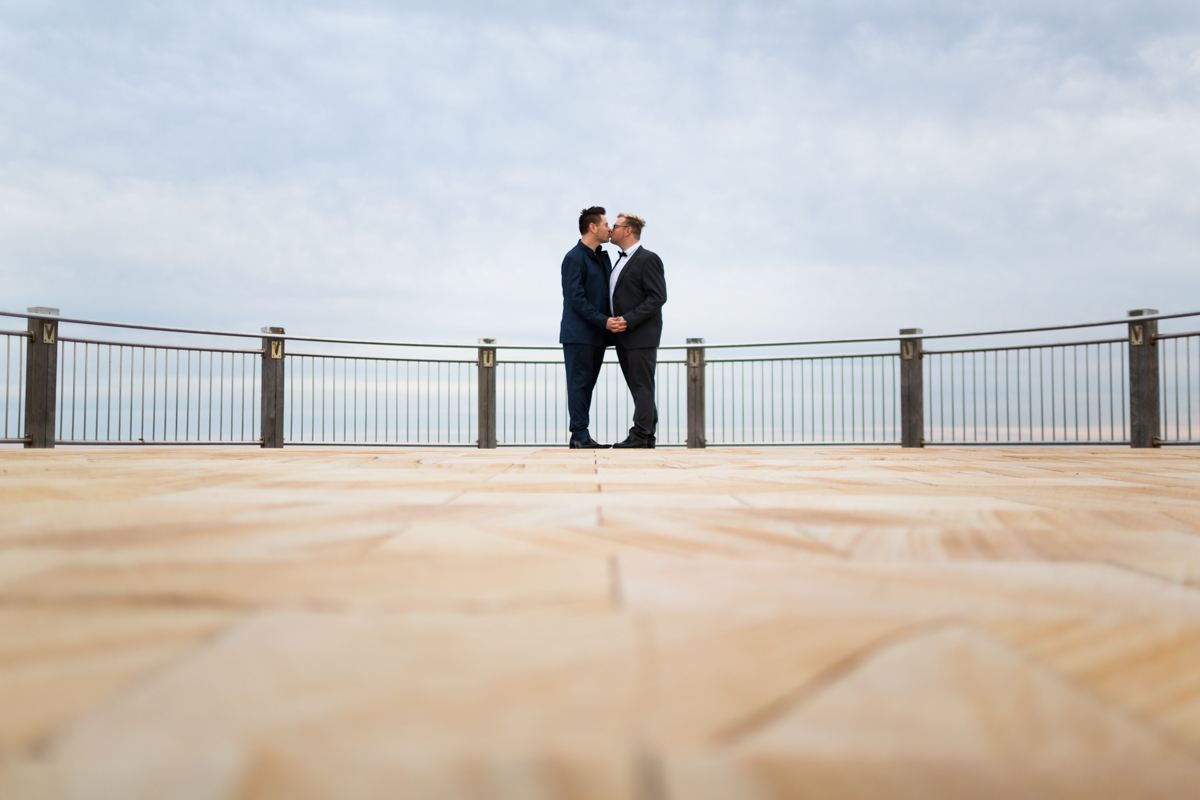 002_Quriky wedding photographer captures gay men in Newcastle NSW