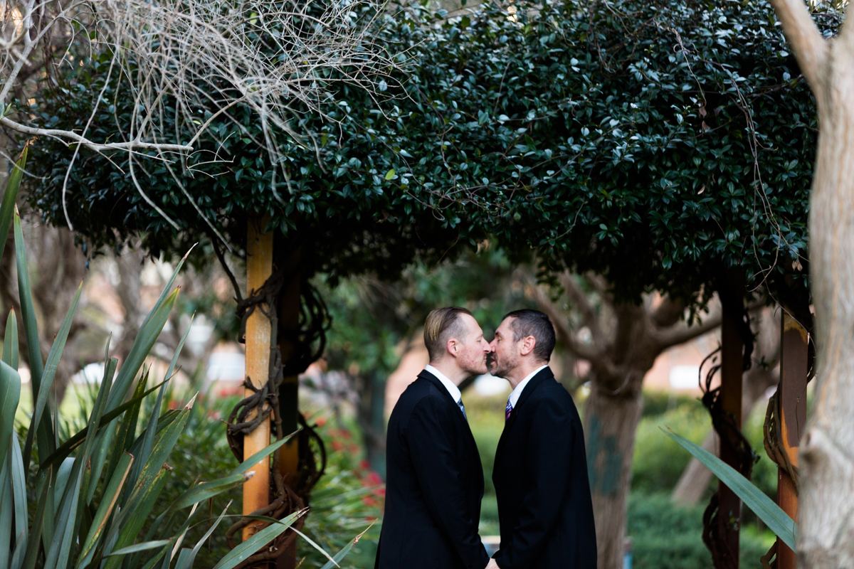 021_the best wedding photographer in newcastle photographs kiss shared by gay couple