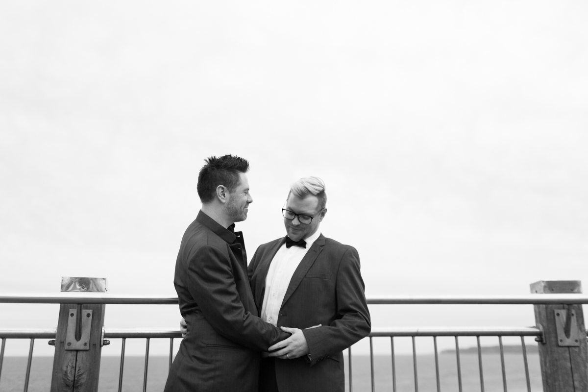 03_Same sex couple share cute moment captured by gay friendly photographer it Anzac Lookout Newcastle