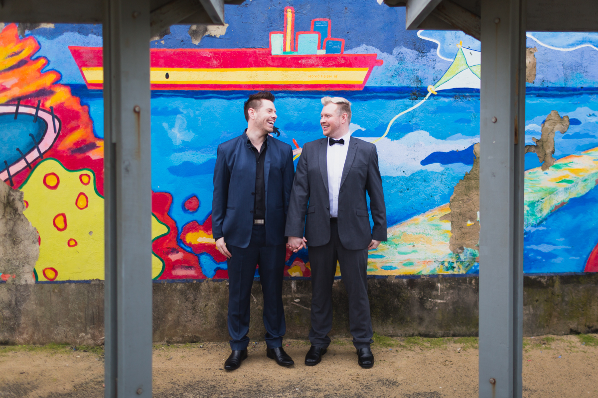 04_mr and mr at bar beach by newcastle wedding photographer